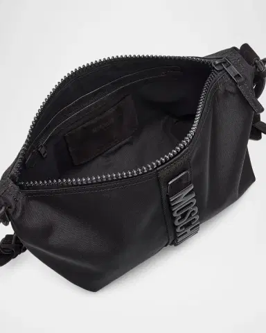 MOSCHINO Men's Canvas Crossbody Bag | Thumbnail 3 MOSCHINO Men's Canvas Crossbody Bag | Thumbnail 3