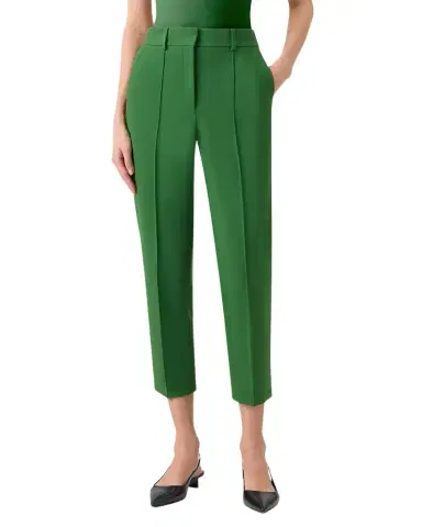 Akris punto Ferry Pintuck Viscose Jersey Tapered-Leg Ankle Pants | Thumbnail 1 Akris punto Ferry Pintuck Viscose Jersey Tapered-Leg Ankle Pants | Thumbnail 1