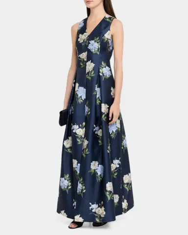 SACHIN & BABI Brooklynne Maritime Corsage Gown | Thumbnail 3 SACHIN & BABI Brooklynne Maritime Corsage Gown | Thumbnail 3