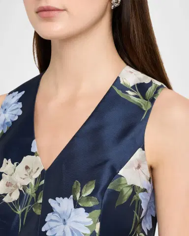 SACHIN & BABI Brooklynne Maritime Corsage Gown | Thumbnail 4 SACHIN & BABI Brooklynne Maritime Corsage Gown | Thumbnail 4