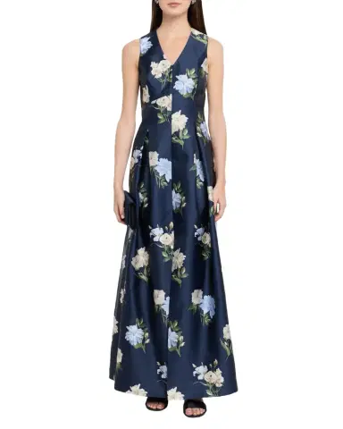 SACHIN & BABI Brooklynne Maritime Corsage Gown | Thumbnail 1 SACHIN & BABI Brooklynne Maritime Corsage Gown | Thumbnail 1