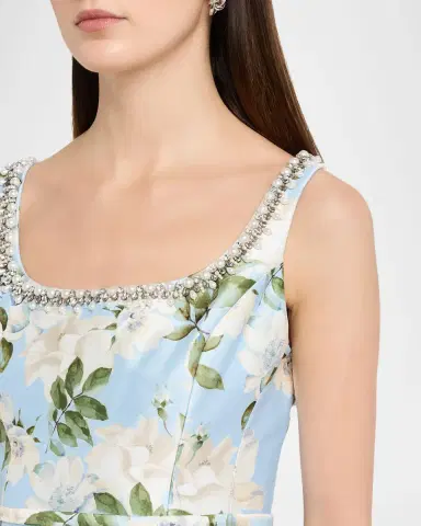 SACHIN BABI Lana Embellished Floral Gown | Thumbnail 4 SACHIN BABI Lana Embellished Floral Gown | Thumbnail 4