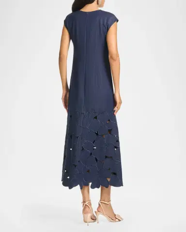 SACHIN BABI Sabette Embroidered Midi Dress | Thumbnail 2 SACHIN BABI Sabette Embroidered Midi Dress | Thumbnail 2