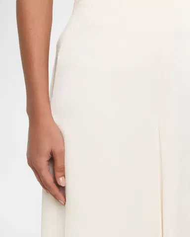 Peserico Wide-Leg Fluid Crepon Satin Pants | Thumbnail 4 Peserico Wide-Leg Fluid Crepon Satin Pants | Thumbnail 4