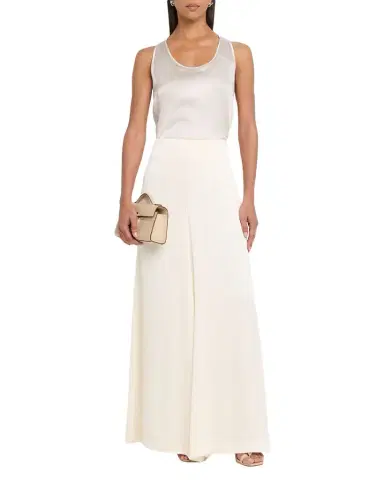 Peserico Wide-Leg Fluid Crepon Satin Pants | Thumbnail 1 Peserico Wide-Leg Fluid Crepon Satin Pants | Thumbnail 1