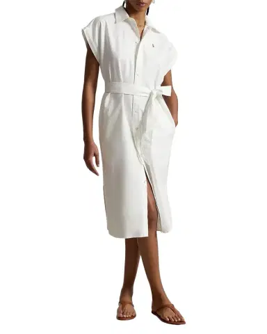 Polo Ralph Lauren Belted Cotton Oxford Shirtdress | Thumbnail 1 Polo Ralph Lauren Belted Cotton Oxford Shirtdress | Thumbnail 1