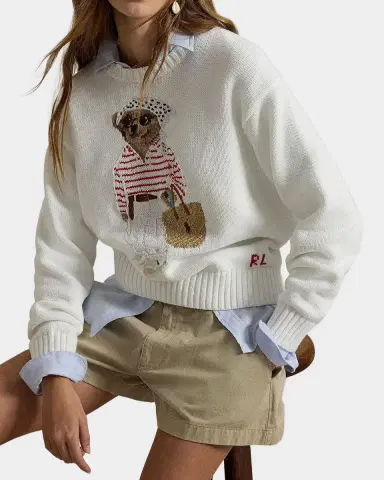 Polo Ralph Lauren Polo Bear Crewneck Sweater | Thumbnail 3 Polo Ralph Lauren Polo Bear Crewneck Sweater | Thumbnail 3