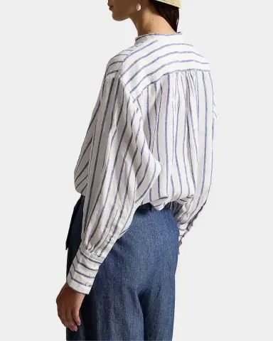 Polo Ralph Lauren Striped Linen Shirt | Thumbnail 4 Polo Ralph Lauren Striped Linen Shirt | Thumbnail 4