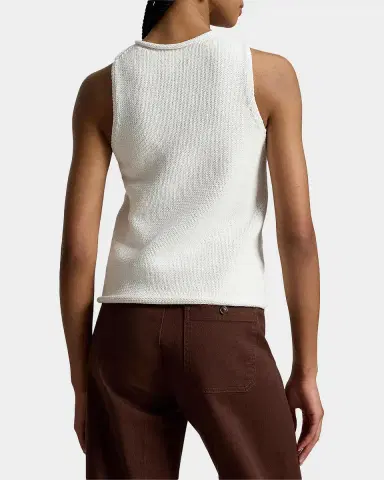Polo Ralph Lauren Linen-Blend Sleeveless Sweater Tank | Thumbnail 4 Polo Ralph Lauren Linen-Blend Sleeveless Sweater Tank | Thumbnail 4