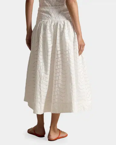 Polo Ralph Lauren Cotton Eyelet Maxi Skirt | Thumbnail 2 Polo Ralph Lauren Cotton Eyelet Maxi Skirt | Thumbnail 2