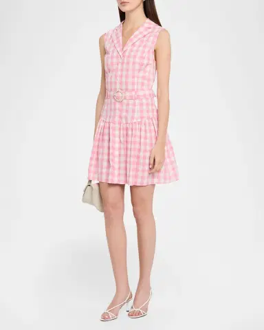 Shoshanna Natalila Gingham Mini Shirtdress | Thumbnail 3 Shoshanna Natalila Gingham Mini Shirtdress | Thumbnail 3