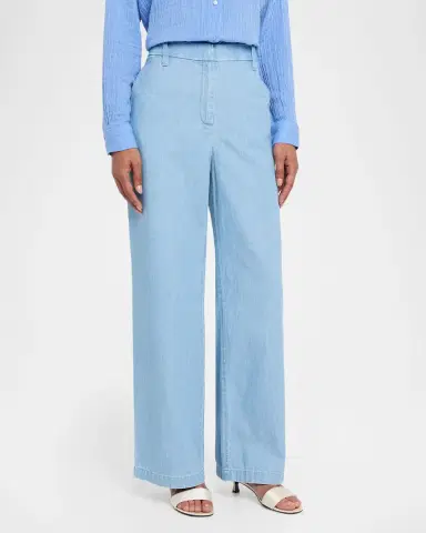Eileen Fisher High-Rise Organic Cotton Denim Jeans | Thumbnail 3 Eileen Fisher High-Rise Organic Cotton Denim Jeans | Thumbnail 3
