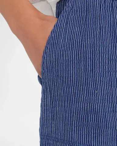 Eileen Fisher Striped Gauzy Organic Cotton Shorts | Thumbnail 4 Eileen Fisher Striped Gauzy Organic Cotton Shorts | Thumbnail 4