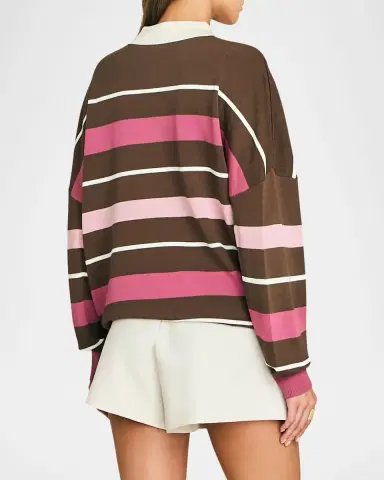 SEROYA Taby Striped Sweater | Thumbnail 2 SEROYA Taby Striped Sweater | Thumbnail 2