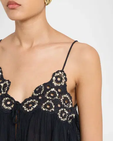 Ulla Johnson Alessia Embroidered Gauze Tank Top | Thumbnail 4 Ulla Johnson Alessia Embroidered Gauze Tank Top | Thumbnail 4