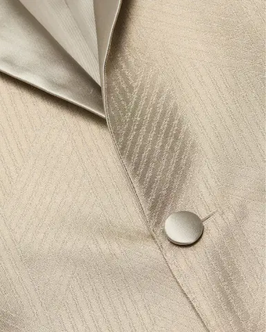 Canali Men's Silk Chevron Satin Peak Lapel Tuxedo Jacket | Thumbnail 5 Canali Men's Silk Chevron Satin Peak Lapel Tuxedo Jacket | Thumbnail 5