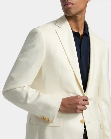 Canali Men's Kei Silk and Cashmere Two-Button Blazer | Thumbnail 4 Canali Men's Kei Silk and Cashmere Two-Button Blazer | Thumbnail 4