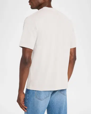 Jacquemus Men's Embroidered Logo Script Crewneck T-Shirt | Thumbnail 2 Jacquemus Men's Embroidered Logo Script Crewneck T-Shirt | Thumbnail 2