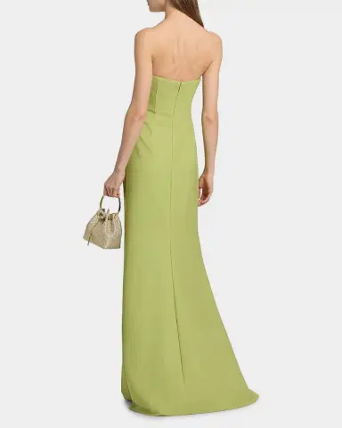BADGLEY MISCHKA Strapless Floral Print Column Gown | Thumbnail 2 BADGLEY MISCHKA Strapless Floral Print Column Gown | Thumbnail 2