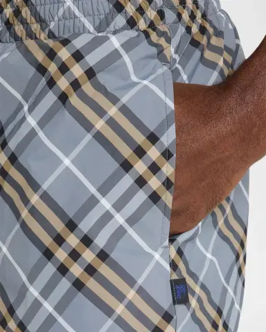 Burberry Men 's Check Nylon Swim Trunks | Thumbnail 3 Burberry Men 's Check Nylon Swim Trunks | Thumbnail 3