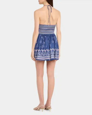 LoveShackFancy Arletta Cotton Bandana-Print Mini Dress | Thumbnail 2 LoveShackFancy Arletta Cotton Bandana-Print Mini Dress | Thumbnail 2