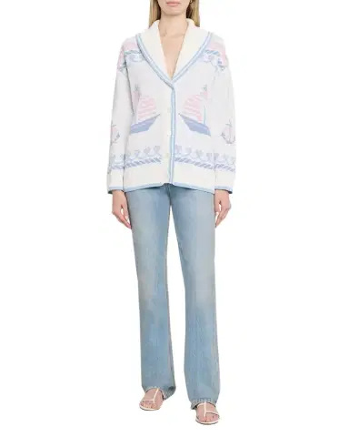 LoveShackFancy Aribella Yacht Club Cardigan | Thumbnail 1 LoveShackFancy Aribella Yacht Club Cardigan | Thumbnail 1