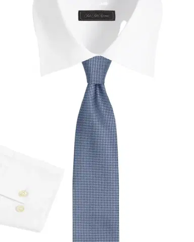 Isaia Men 's Micro-Check Silk Tie | Thumbnail 1 Isaia Men 's Micro-Check Silk Tie | Thumbnail 1