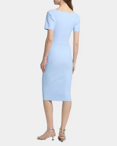 Chiara Boni La Petite Robe Molai Crystal-Embellished Midi Sheath Dress | Thumbnail 3 Chiara Boni La Petite Robe Molai Crystal-Embellished Midi Sheath Dress | Thumbnail 3