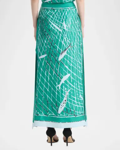 Altuzarra Linnie Printed Silk Maxi Skirt | Thumbnail 2 Altuzarra Linnie Printed Silk Maxi Skirt | Thumbnail 2