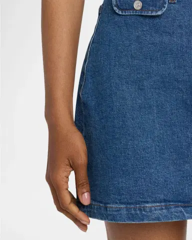 PAIGE Janelle Denim Mini Skirt | Thumbnail 4 PAIGE Janelle Denim Mini Skirt | Thumbnail 4