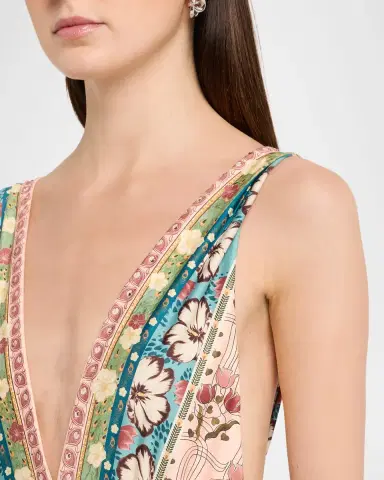 Agua Bendita Ellis Plume One-Piece Swimsuit | Thumbnail 3 Agua Bendita Ellis Plume One-Piece Swimsuit | Thumbnail 3