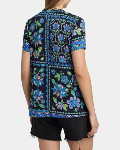Johnny Was The Janie Floral-Print Favorite Tee | Thumbnail 2 Johnny Was The Janie Floral-Print Favorite Tee | Thumbnail 2