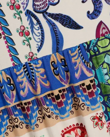 Johnny Was The Janie Patchwork-Print Midi Dress | Thumbnail 5 Johnny Was The Janie Patchwork-Print Midi Dress | Thumbnail 5
