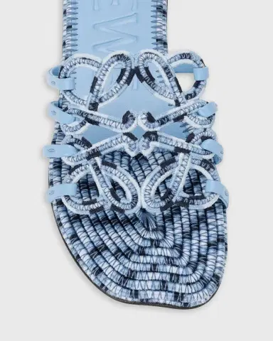 Loewe x Paula's Ibiza Petal Anagram Crochet Flat Slide Sandals | Thumbnail 2 Loewe x Paula's Ibiza Petal Anagram Crochet Flat Slide Sandals | Thumbnail 2