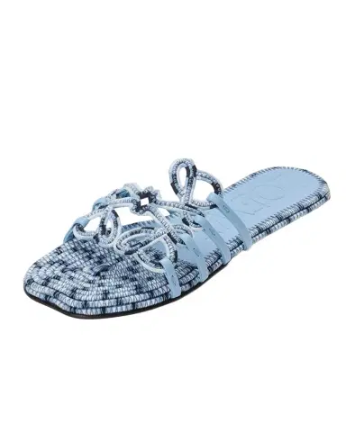 Loewe x Paula's Ibiza Petal Anagram Crochet Flat Slide Sandals | Thumbnail 1 Loewe x Paula's Ibiza Petal Anagram Crochet Flat Slide Sandals | Thumbnail 1