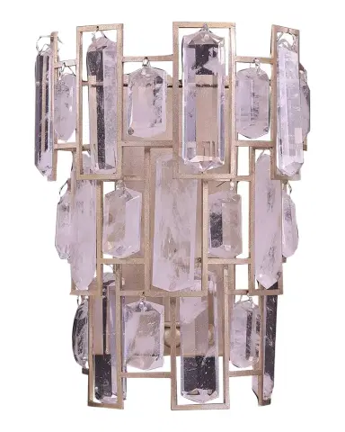 John-Richard Collection Sovereign 13" Crystal Wall Sconce | Thumbnail 1 John-Richard Collection Sovereign 13" Crystal Wall Sconce | Thumbnail 1