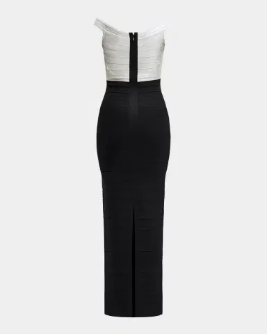 Hervé Léger The Metallic Bandage Maxi Dress | Thumbnail 6 Hervé Léger The Metallic Bandage Maxi Dress | Thumbnail 6