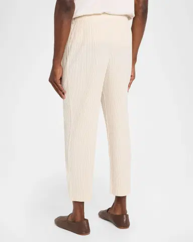 Homme Plissé Issey Miyake Men 's Monthly Colors Pleated Tapered-Leg Pants | Thumbnail 2 Homme Plissé Issey Miyake Men 's Monthly Colors Pleated Tapered-Leg Pants | Thumbnail 2