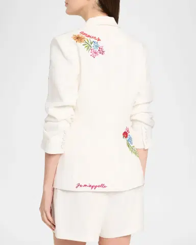 Cinq à Sept Cheyenne Embroidered Vine Blazer | Thumbnail 2 Cinq à Sept Cheyenne Embroidered Vine Blazer | Thumbnail 2