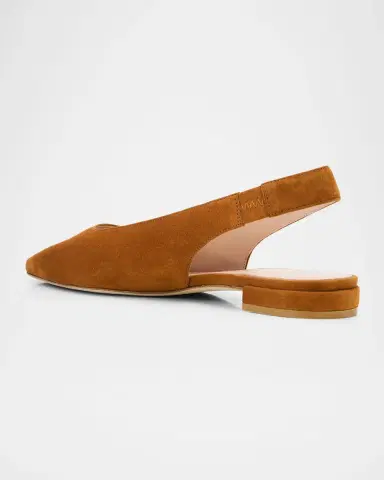 Stuart Weitzman Stassi Suede Slingback Flats | Thumbnail 3 Stuart Weitzman Stassi Suede Slingback Flats | Thumbnail 3