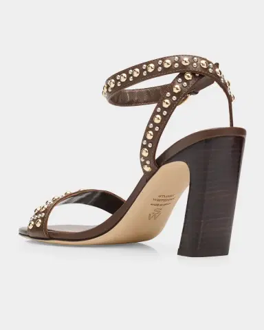 Stuart Weitzman 85mm Perry Embellished Leather Sandals | Thumbnail 3 Stuart Weitzman 85mm Perry Embellished Leather Sandals | Thumbnail 3