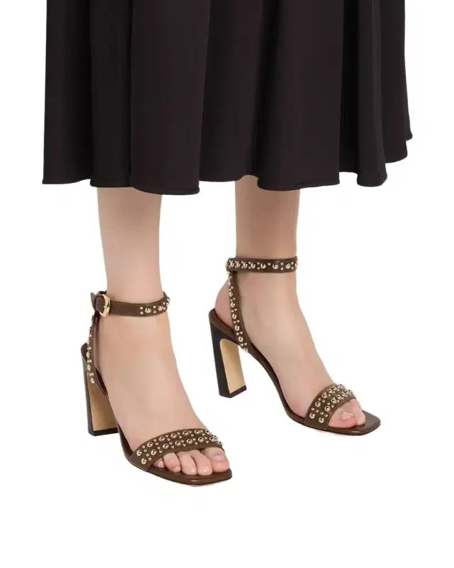 85mm Perry Embellished Leather Sandals 85mm Perry Embellished Leather Sandals