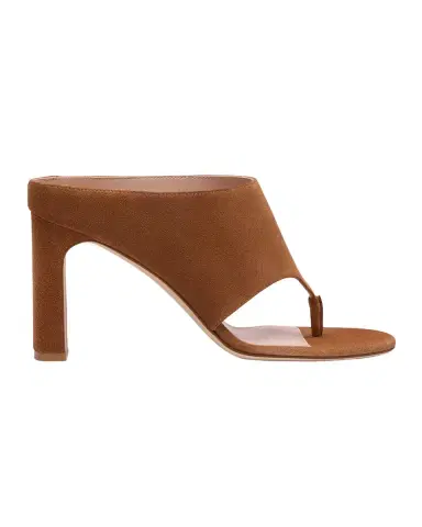 Stuart Weitzman 85mm Babette Suede Thong Sandals | Thumbnail 2 Stuart Weitzman 85mm Babette Suede Thong Sandals | Thumbnail 2