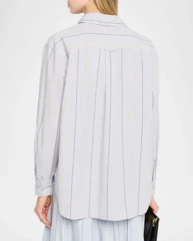 Polo Ralph Lauren Oversized-Fit Striped Cotton Shirt | Thumbnail 2 Polo Ralph Lauren Oversized-Fit Striped Cotton Shirt | Thumbnail 2