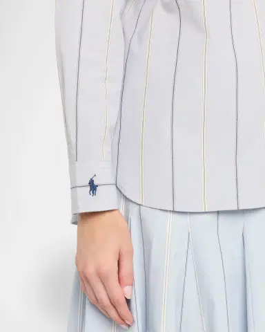 Polo Ralph Lauren Oversized-Fit Striped Cotton Shirt | Thumbnail 4 Polo Ralph Lauren Oversized-Fit Striped Cotton Shirt | Thumbnail 4