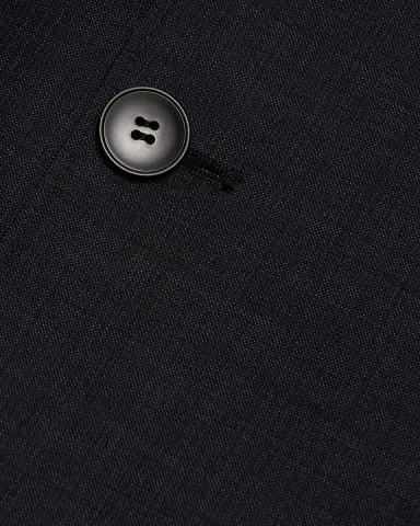 Canali Men's Wool Denim-Textured Overcoat | Thumbnail 5 Canali Men's Wool Denim-Textured Overcoat | Thumbnail 5