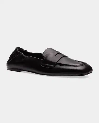 Stuart Weitzman Bryant Leather Penny Loafers | Thumbnail 2 Stuart Weitzman Bryant Leather Penny Loafers | Thumbnail 2