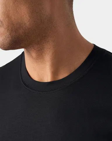 Eton Men's Cotton and Silk Crewneck T-Shirt | Thumbnail 3 Eton Men's Cotton and Silk Crewneck T-Shirt | Thumbnail 3