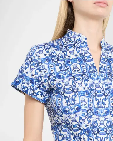 Alice + Olivia Lucy Roll-Sleeve Romper | Thumbnail 4 Alice + Olivia Lucy Roll-Sleeve Romper | Thumbnail 4