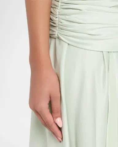 SIMKHAI Gianna Draped Midi Skirt | Thumbnail 4 SIMKHAI Gianna Draped Midi Skirt | Thumbnail 4